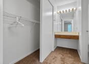 Thumbnail 12 of 28 - Huge Closet in Connected Bathroom