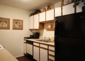 Thumbnail 1 of 14 - apartment kitchen with cabinets and appliances