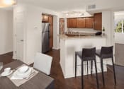 Thumbnail 4 of 34 - kitchen and dining area at in apartment in spring lake