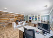 Thumbnail 6 of 24 - Clubhouse with Island and seating at Laurel Springs