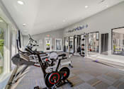 Thumbnail 25 of 33 - modern fitness center with free weights