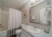 Thumbnail 39 of 40 - Enjoy spacious bathrooms with space for all your needs at Haven at RTP