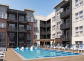 Thumbnail 4 of 19 - Pool at Elevate Apartments, Madison, WI