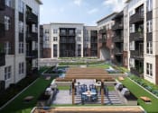Thumbnail 8 of 19 - Courtyard  view at Elevate Apartments, Wisconsin
