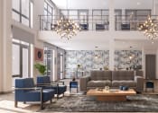 Thumbnail 13 of 19 - Clubhouse lounge at Elevate Apartments, Madison, Wisconsin
