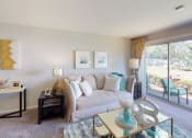 Thumbnail 12 of 30 - One Bedroom Living room at Versailles on the Lakes Oakbrook*, Oakbrook Terrace, Illinois