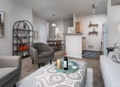 Thumbnail 5 of 21 - Modern living room at Catalina Club with stylish furniture and a warm, inviting atmosphere.