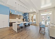Thumbnail 11 of 25 - Austin Park Apartments in Miamisburg, Ohio provide a renovated clubhouse with a full kitchen, ample seating arrangements, and a coffee bar for residents.