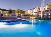 Thumbnail 1 of 51 - a swimming pool at night at the resort at night