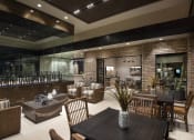 Thumbnail 13 of 23 - the lobby of a restaurant with tables and chairs