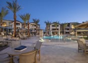 Thumbnail 4 of 23 - a swimming pool at night at the resort at pedregal