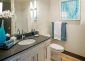 Thumbnail 15 of 22 - a bathroom with a sink and a toilet