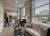 Thumbnail 7 of 17 - Living Area at Residences at Delmar Divine, St. Louis, MO