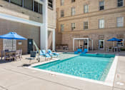Thumbnail 11 of 17 - Outdoor Swimming Pool at Residences at Delmar Divine, Missouri