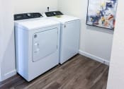 Thumbnail 46 of 65 - a washer and dryer in a room with a painting on the wall