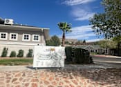 Thumbnail 5 of 6 - a sign in front of a house with a palm tree