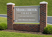 Thumbnail 4 of 15 - A sign for Middlebrook Trace Apartments at 601 Moore Street.