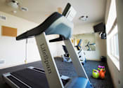 Thumbnail 16 of 25 - A treadmill with the brand name Lifespan on it.