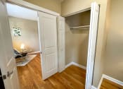 Thumbnail 17 of 43 - Bedroom, bath and closet at Convent Gardens Apartments, Missouri
