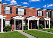 Thumbnail 1 of 8 - A red brick building with the number 2328 on the front door.