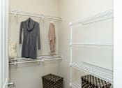 Thumbnail 9 of 28 - Bedroom closet with shelving at Southfield Commons Weymouth
