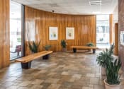 Thumbnail 19 of 23 - Babcock tower apts lobby with wood trim