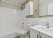 Thumbnail 10 of 14 - Bathroom at Mansfield Meadows Apartments.