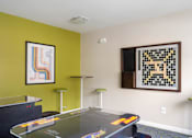 Thumbnail 7 of 19 - A games room with a television at Station Pointe Apartments, Mansfield, MA, 02048