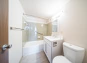 Thumbnail 5 of 11 - Updated Bathroom with Modern Finishes at Highpoint Towers Apartments, Erie