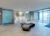 Thumbnail 5 of 13 - Seating area in lobby at The Bodhi at Island Creek Village, Duxbury, MA