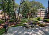 Thumbnail 11 of 14 - Spacious Courtyard at Rockingham Glen Apartments in West Roxbury, MA