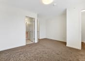 Thumbnail 15 of 17 - Bedroom Layout, Spacious Closets, Carpeted Flooring at Creekwood Apartments, Watertown, NY.