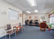 Thumbnail 4 of 18 - Resident Community Room at Bridgeville Tower Bridgeville, Pennsylvania.
