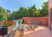 Thumbnail 16 of 18 - Patio Seating At Bridgeville Tower Bridgeville, Pennsylvania.