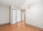 Thumbnail 9 of 19 - Large Bedroom with Hardwood Like Flooring. at Moorhead Tower Apartments, Pennsylvania