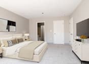 Thumbnail 5 of 14 - Spacious Bedroom With Carpet And Large Closet for Storage at Ship's Watch Apartments, Fall River