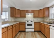 Thumbnail 10 of 15 - Kitchen Layout with Updated Modern Appliances  at Summit Wood Apartments, New York, 13601