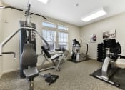 Thumbnail 7 of 15 - Fitness Center with Workout Equipment  at Summit Wood Apartments, New York, 13601