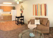 Thumbnail 16 of 31 - Studio Living Area at Pine View Village Apartments, Flagstaff