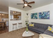 Thumbnail 2 of 36 - Living Room Come Kitchen at University Square Apartments, Flagstaff