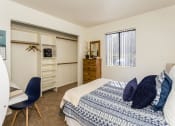 Thumbnail 7 of 36 - Bedroom With Work Space at University Square Apartments, Flagstaff, AZ