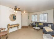 Thumbnail 29 of 56 - Ceiling Fan In Living Room at Woodlands Village Apartments, Arizona, 86001
