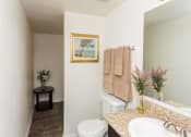 Thumbnail 3 of 38 - Renovated Bathrooms With Quartz Counters at Country Club Meadows Apartments, Arizona, 86004