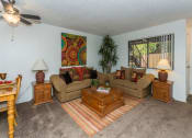 Thumbnail 20 of 29 - Comfortable Living Room at Butterfield Apartments, Flagstaff, AZ 86004