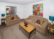 Thumbnail 7 of 29 - Living Room Interior at Butterfield Apartments, Flagstaff, AZ 86004