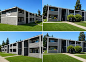 Thumbnail 2 of 11 - A building with a sign that says "SCHOOL" on it.