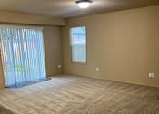 Thumbnail 70 of 82 - A room with a window and a wall with a pattern.