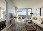 Thumbnail 4 of 24 - Living room at Altaire, Arlington, VA, 22202
