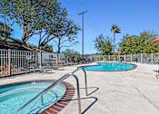 Thumbnail 2 of 19 - Swimming Pool Area at Hendrix Apartments, Escondido, CA