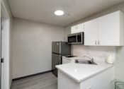 Thumbnail 21 of 22 - the preserve at ballantyne commons apartment kitchen and stainless steel refrigerator